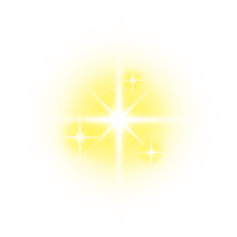yellow light sparkle star