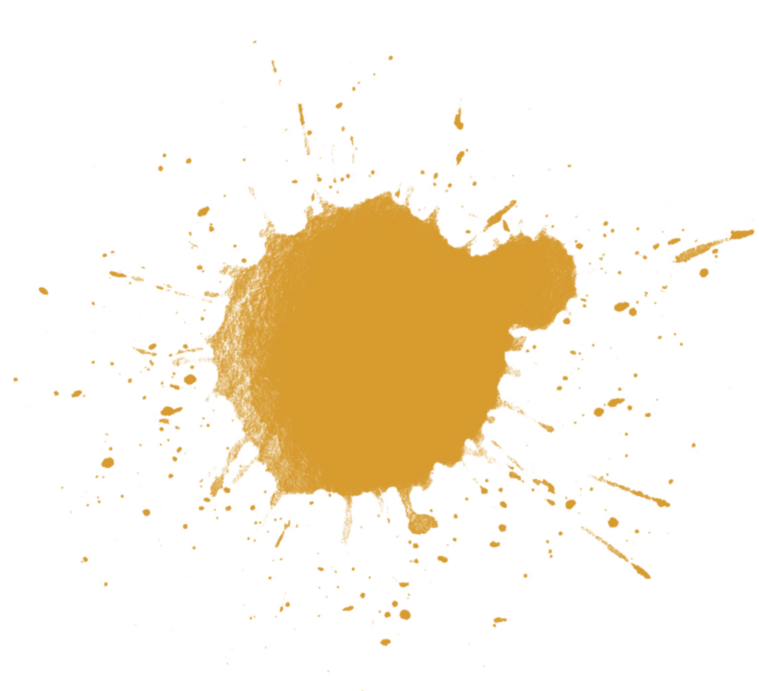 Gold Splatter Paint Splash